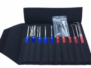 UK Lockpickers Colour Coded Slim Line Dual Gauge 31 Piece  Lock Pick Set 